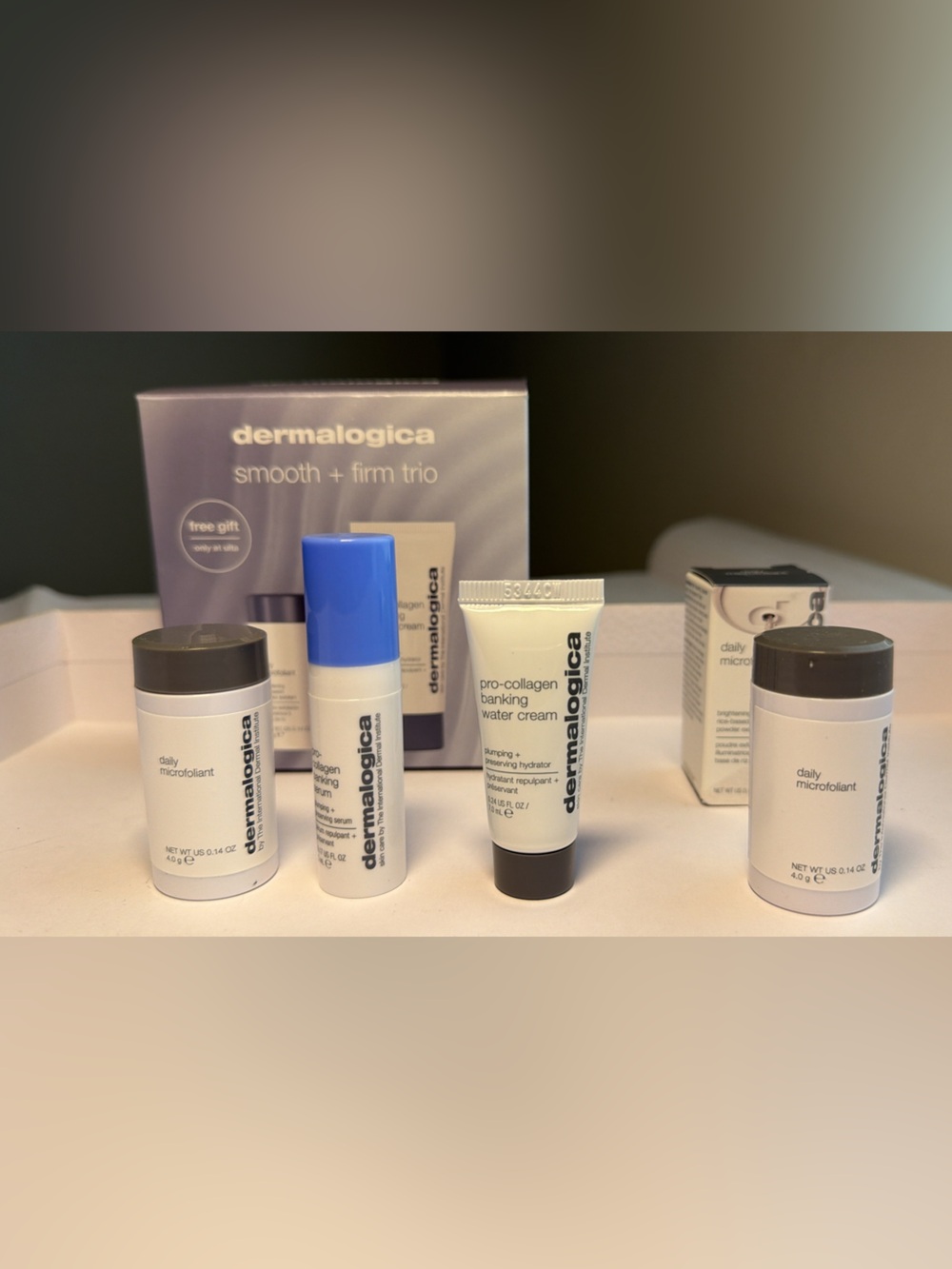 New,unused & authentic dermalogica Skincare Trio. Mini size